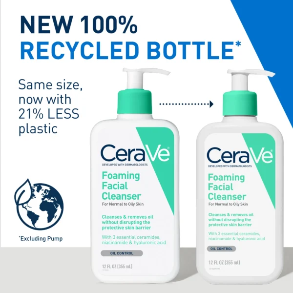 CeraVe Foaming Cleanser for Refreshing and Effective Daily Skincare Routine - Image 3