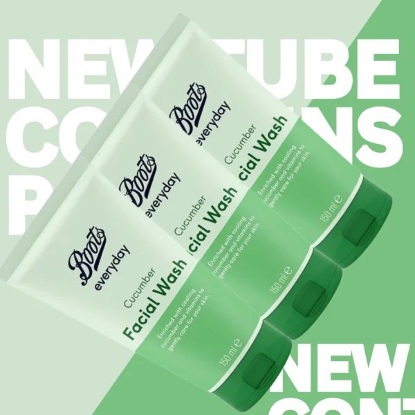 Boots Cucumber Facial Wash 150ml - Image 4