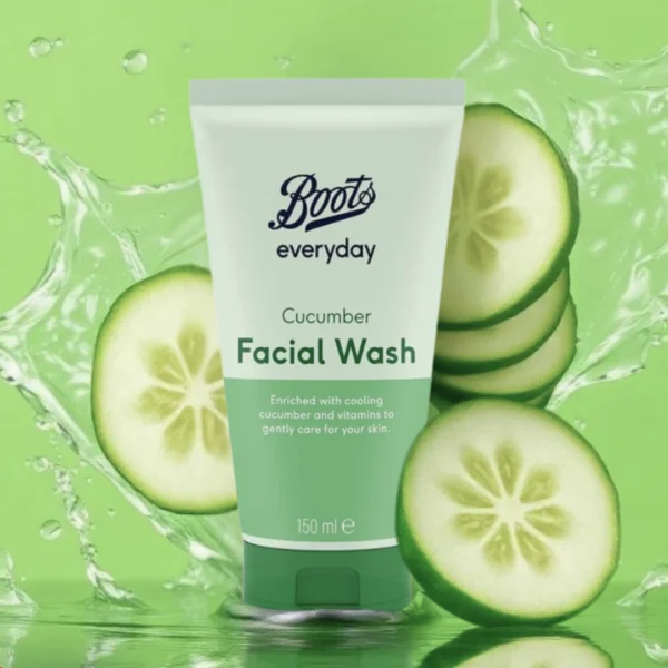Boots Cucumber Facial Wash 150ml - Image 5