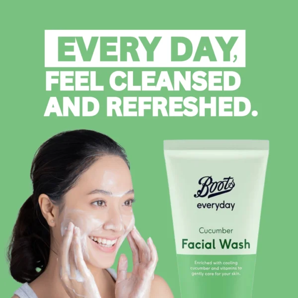 Boots Cucumber Facial Wash 150ml - Image 6