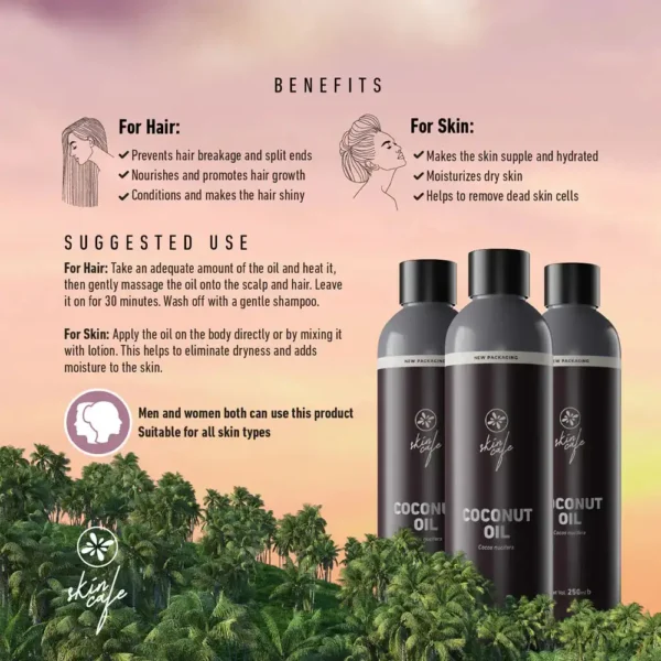 Skin Cafe Coconut Oil: Natural Moisturizer for Soft and Glowing Skin - Image 5