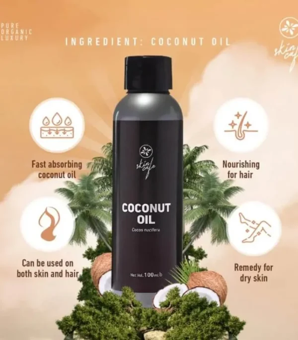 Skin Cafe Coconut Oil: Natural Moisturizer for Soft and Glowing Skin - Image 3
