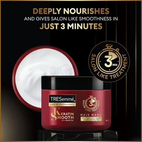 TRESemmé Keratin Smooth Hair Mask with Marula Oil Benefits - Image 4