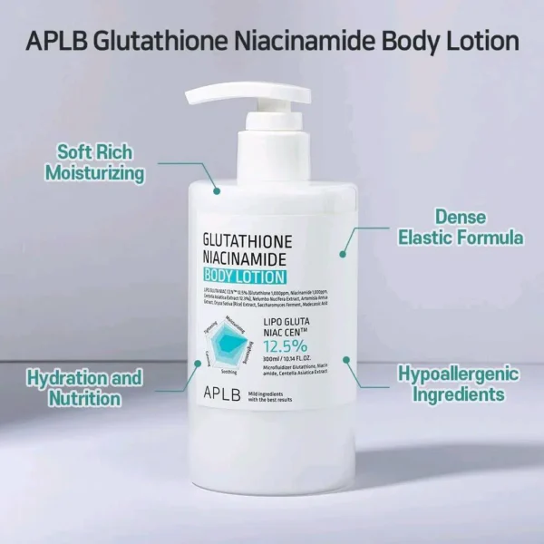 APLB Glutathione Niacinamide Body Lotion - Image 3