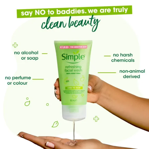 Simple Kind to Skin Refreshing Facial Wash Gel: Ultimate Cleanser - Image 6