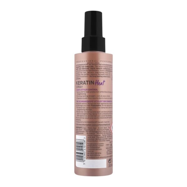 Protective Keratin Heat Spray For Smooth, Strong, Frizz-Free Styled Hair 200ml - Image 5