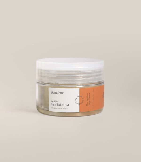 Soothe, Hydrate, Refresh Skin With Ginger Aqua Relief Pad - 60pads