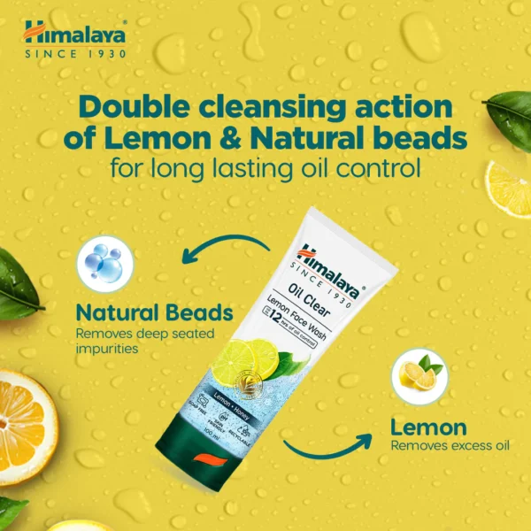 Himalaya Oil Clear Lemon Face Wash 100ml - Image 7