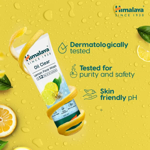 Himalaya Oil Clear Lemon Face Wash 100ml - Image 5