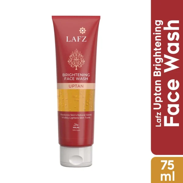 Lafz Ubtan Brightening Face Wash – Tube 75ml - Image 3