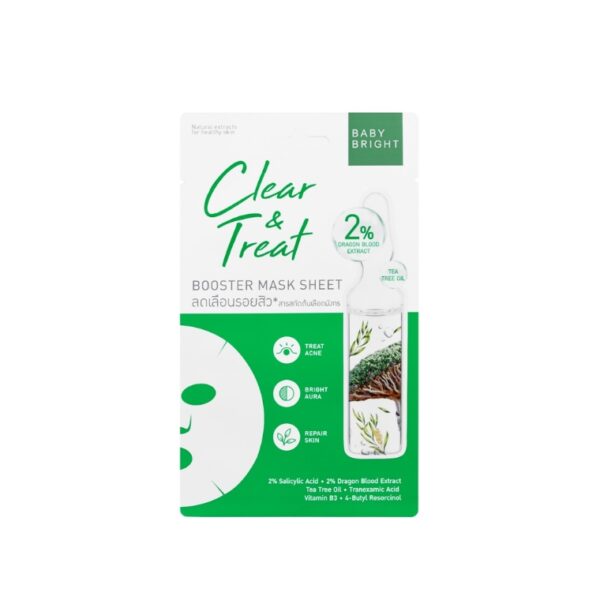 Baby Bright Clear & Treat Booster Mask Sheet 20gm - Image 11