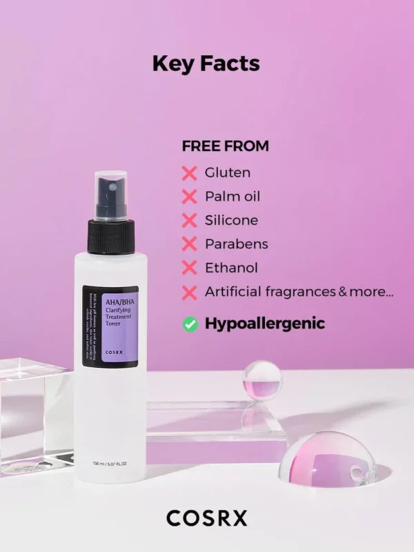 Cosrx AHA/BHA Clarifying Treatment Toner 150ml - Image 12