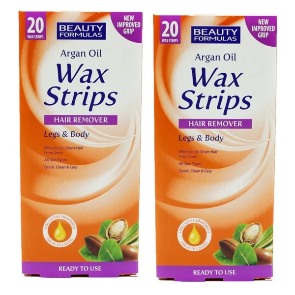 Smooth Skin Easily With Argan Oil Wax Strips Today - 20 Strips - Image 2