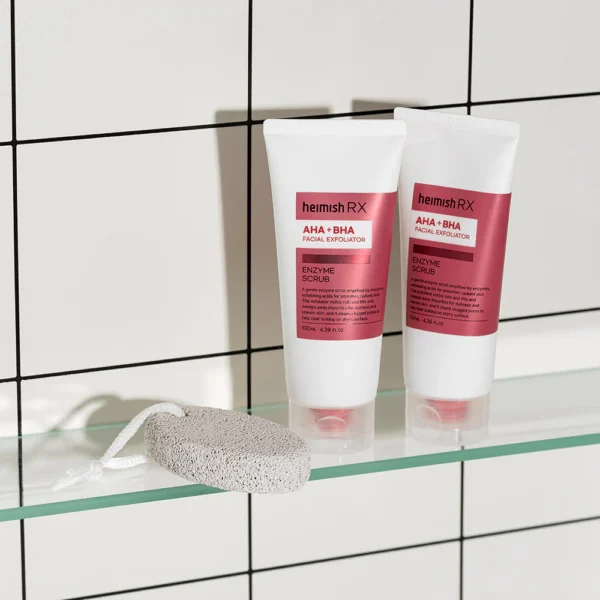 Refine, Smooth, Brighten Skin Using RX AHA BHA Scrub 130ml - Image 5
